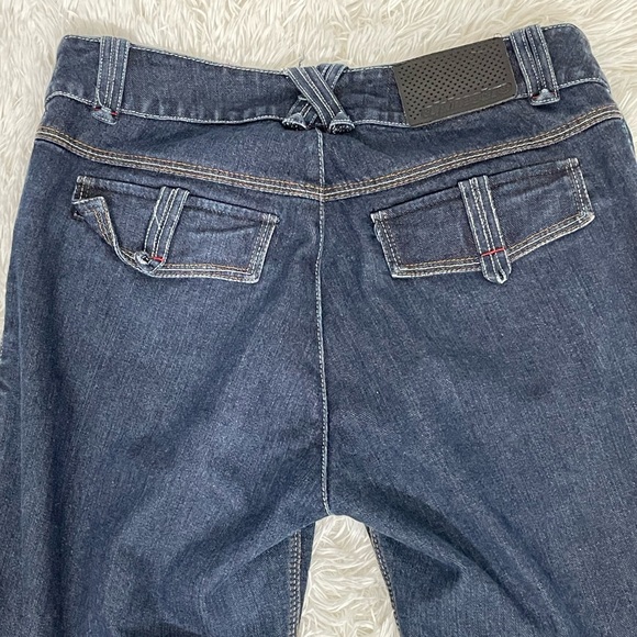 ALPINESTARS Stella Verve Denim Riding Jeans Motorcycle Pants Dark Wash Blue 10 - Picture 3 of 6